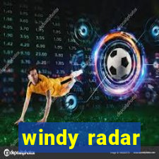 windy radar